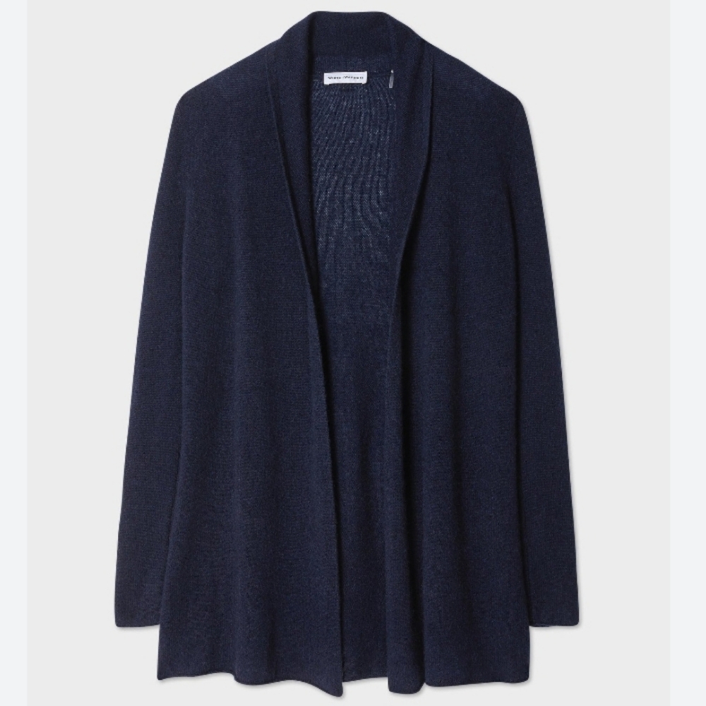 FTC Cashmere Open Shawl Collar Cardigan Size XXL